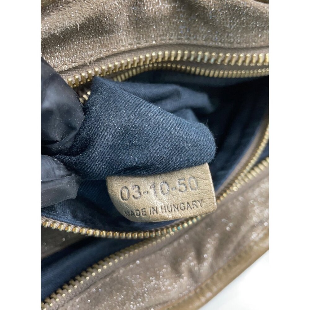 VTG Chloé Shimmer Suede Satchel Handbag | Indie Sleaze Office Siren Mob Wife Y2K - Picture 11 of 16